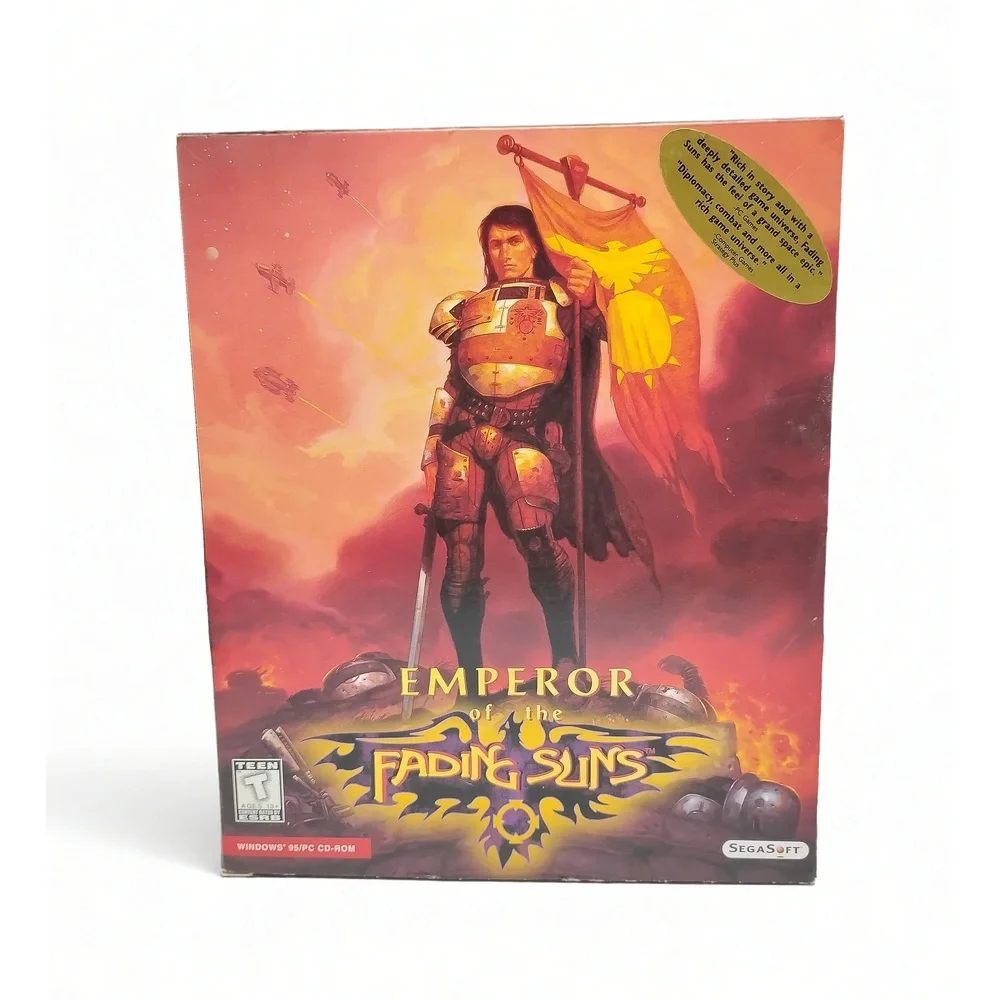 SegaSoft Emperor of the Fading Suns 1996 PC Big Box 4X Strategy Space Simulation